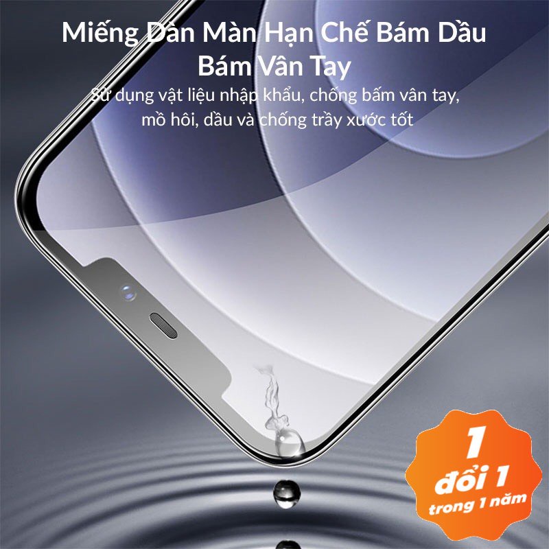 Kính cường lực AG CHỐNG BÁM VÂN TAY dành cho iphone 6/6plus/6splus/7/7plus/8/8plus/x/xs/11/12/13/pro/max/plus/promax