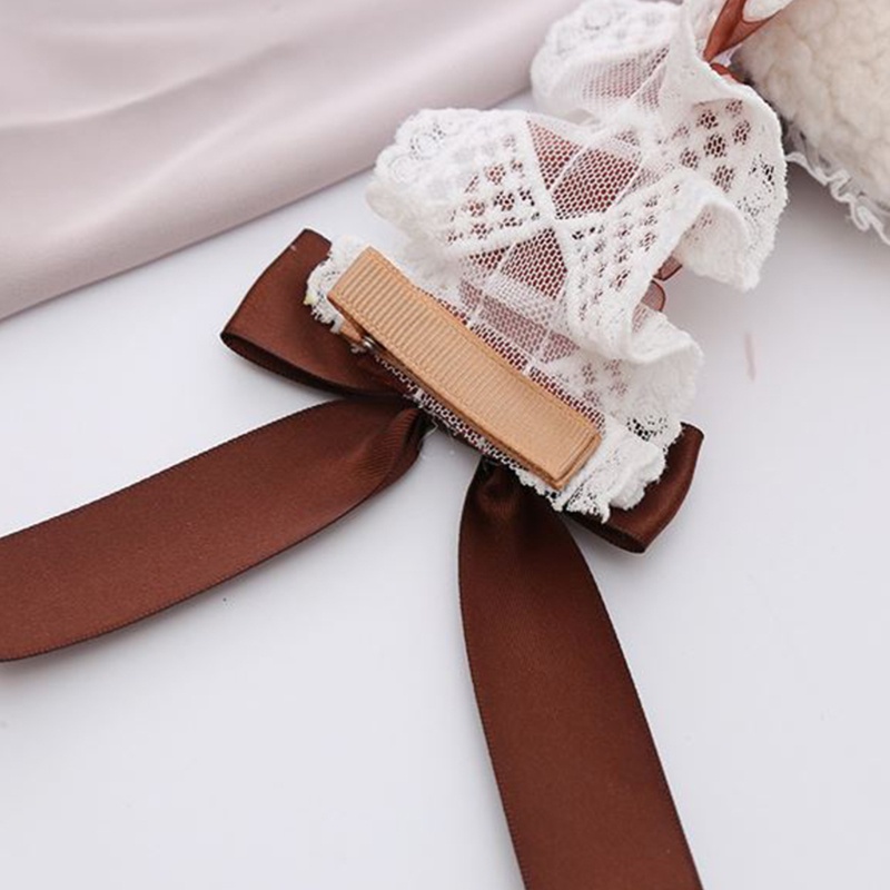 Băng Đô Cài Tóc Đính Nơ Phong Cách Lolita Cho Bé Gái