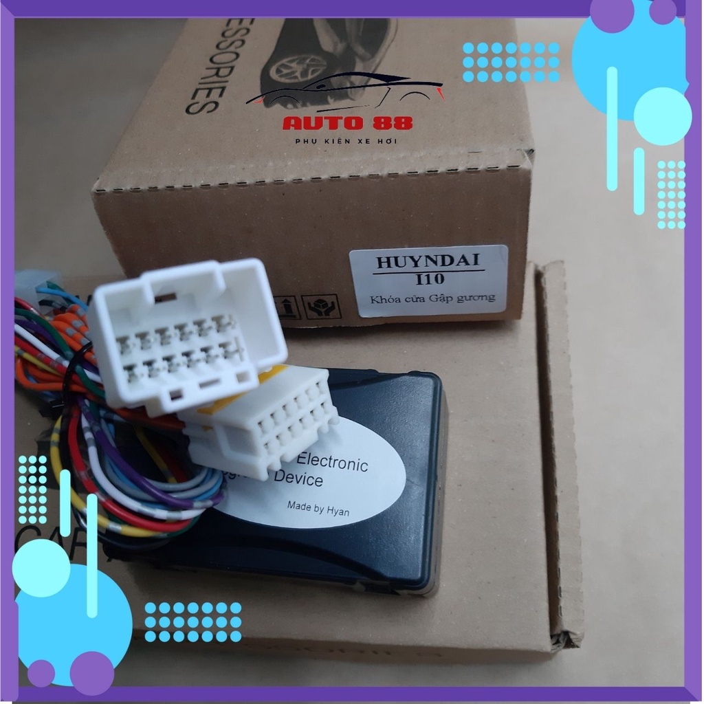 Tự động gập gương Hyundai I10 2021 cắm giắc zin Auto88.Officialstore cài đặt nhanh, có kỹ thuật viên hỗ trợ lắp đặt