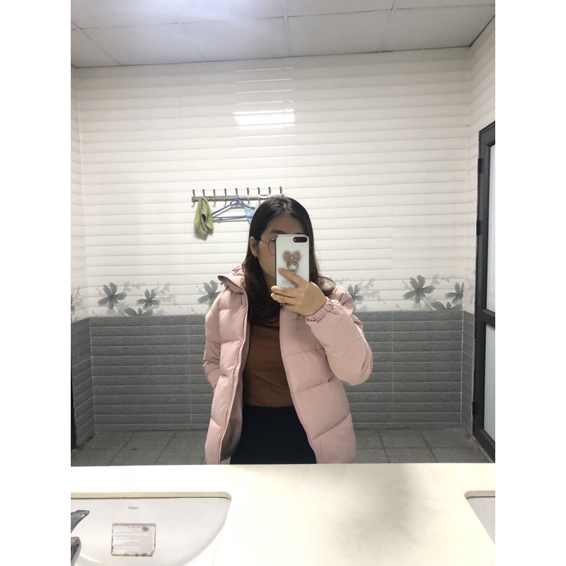 Áo phao siêu nhẹ nữ ngắn áo phao bigsize siêu ấm A146