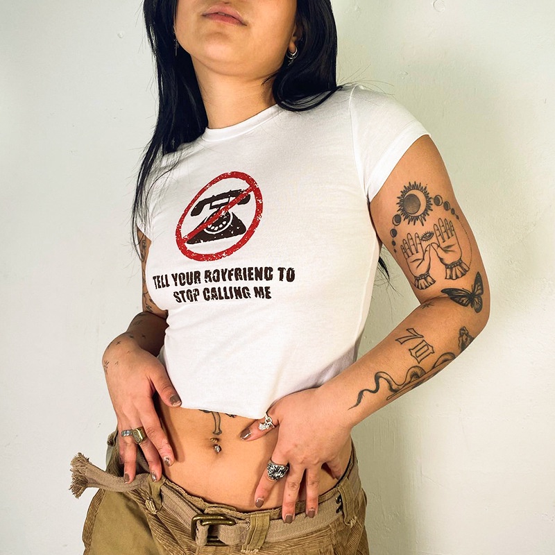 DUNEA Áo Thun Ngắn Tay Cổ Tròn In Họa Tiết Thời Trang Cho Nữ