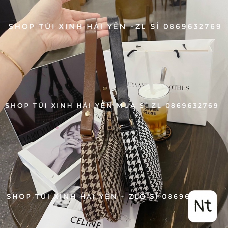 túi kẹp nách, túi đeo vai zic zac siêu xinh