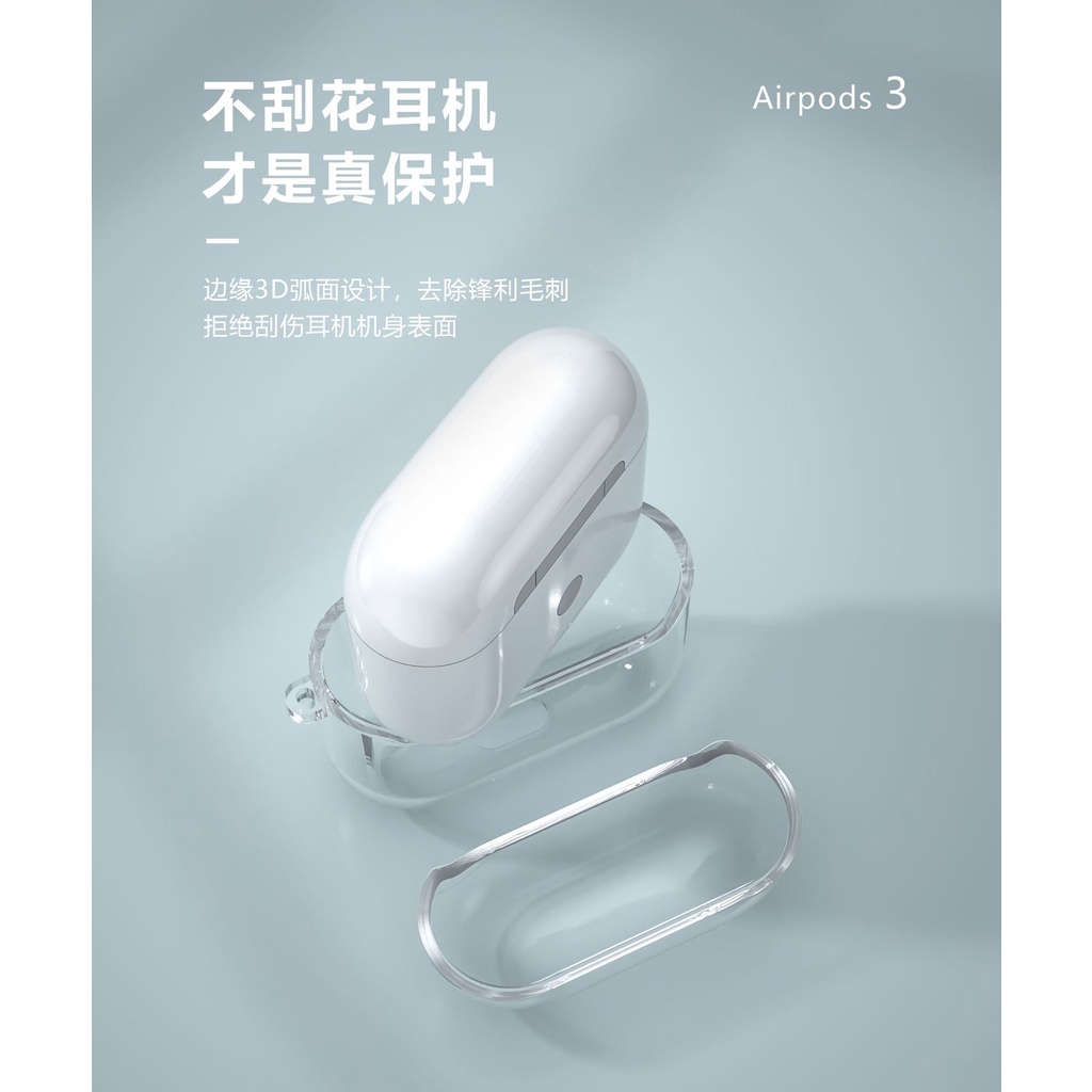 Vỏ Tai Nghe AP 2,3,Pro Trong Suốt Bằng Silicon NAHU