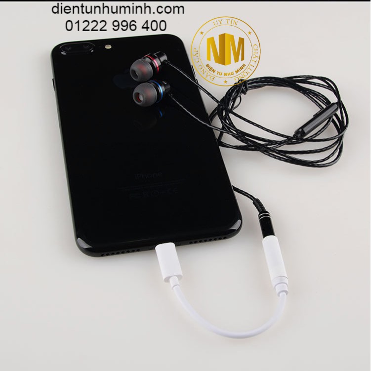 Dây chuyển tai nghe iphone - Lightning sang 3.5 mm