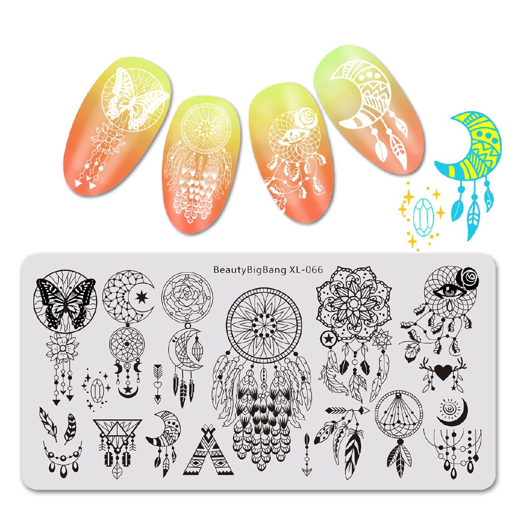 [Hàng mới về] Tem dán dùng in trang trí móng tay xinh xắn