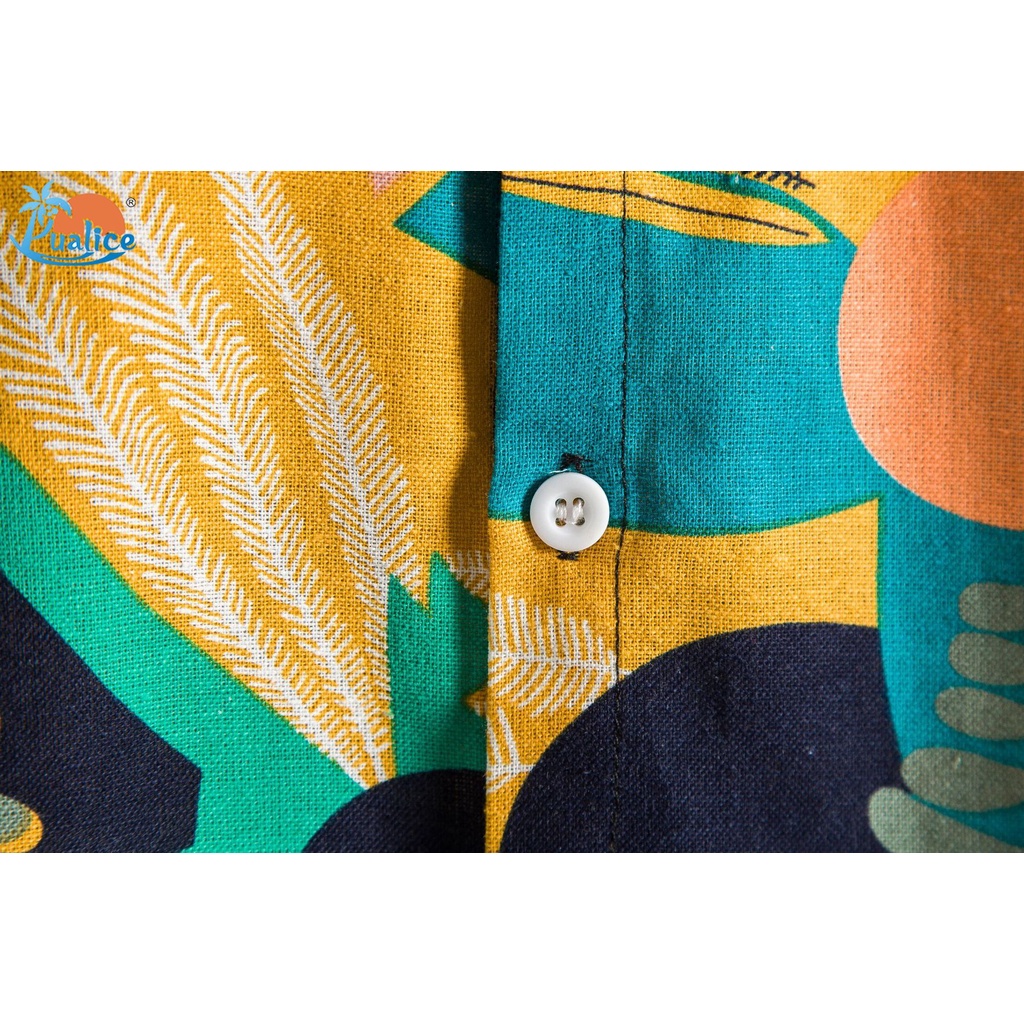 Áo sơ mi tay ngắn in họa tiết độc đáo cho nam