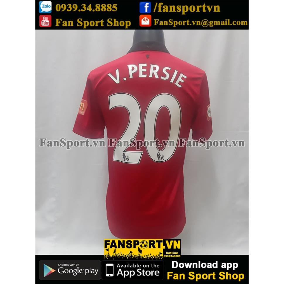 Áo đấu Van Persie #20 Manchester United Community Shield 2013 2014 home shirt jersey siêu cúp bóng đá Anh ❕ #