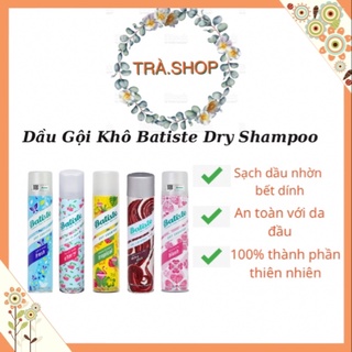Dầu gội khô batiste dry shampoo 200ml