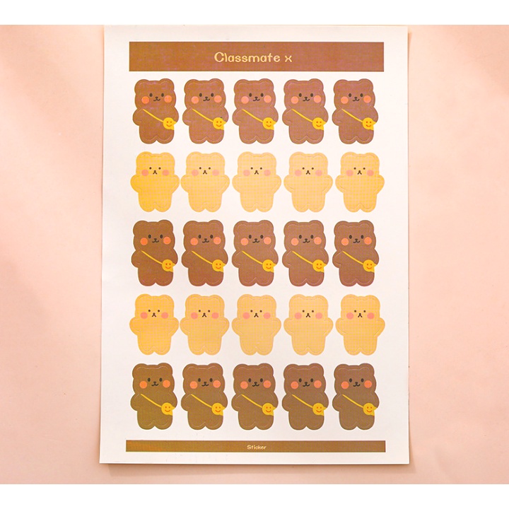 Sticker Bear classmate
