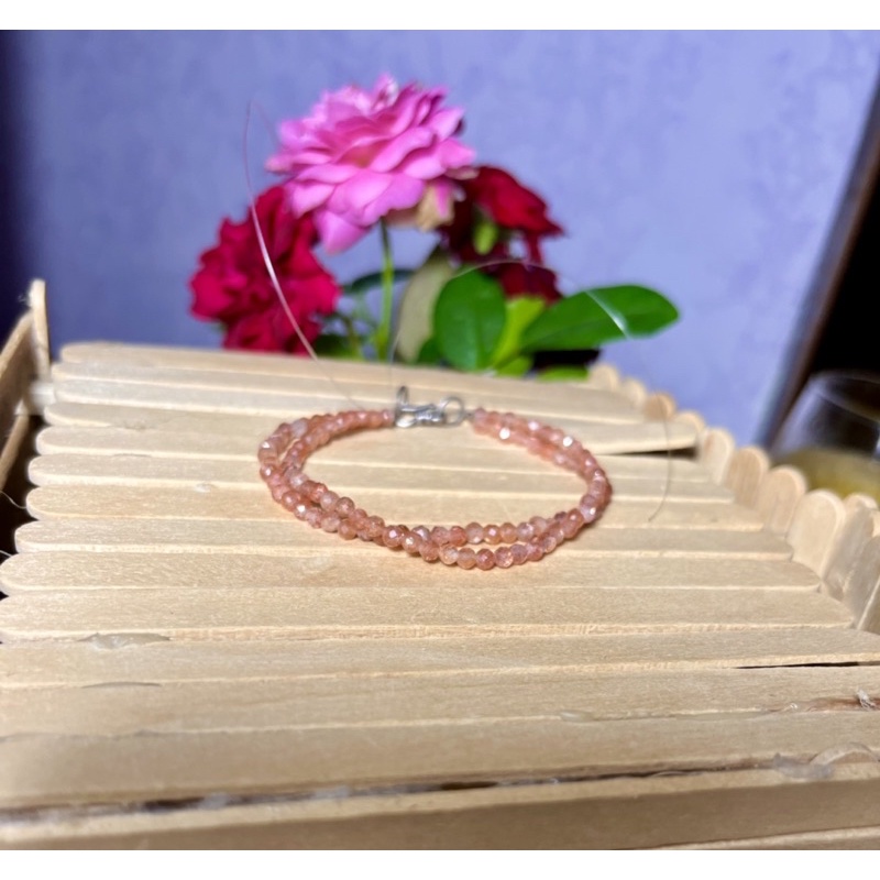 Vòng tay đôi đá mặt trời giác size 3,5li