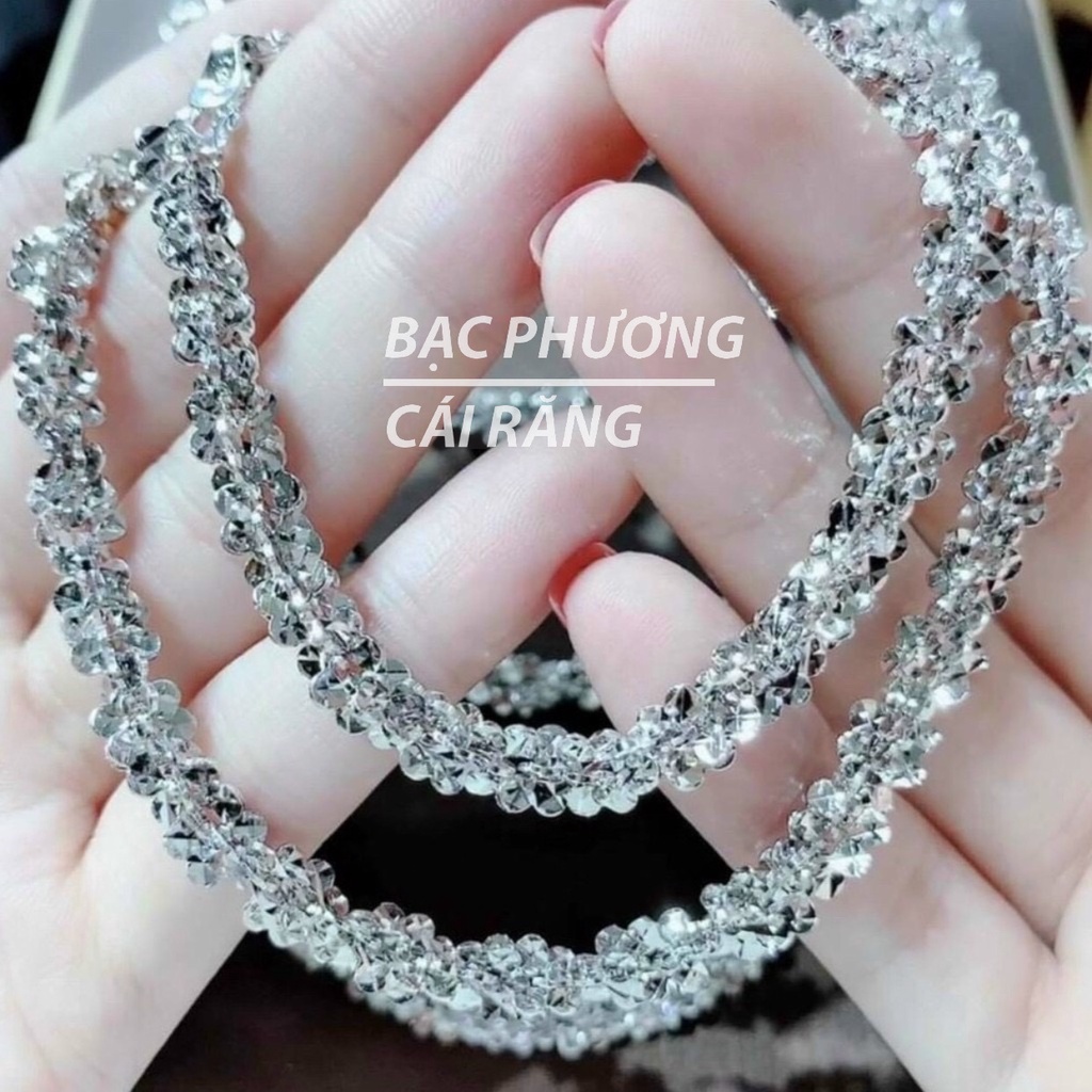 Dây Chuyền Kiểu Mẫu Đuôi Phụng Lá Khắc Máy Mẫu Vàng Trắng Ý Cao Cấp