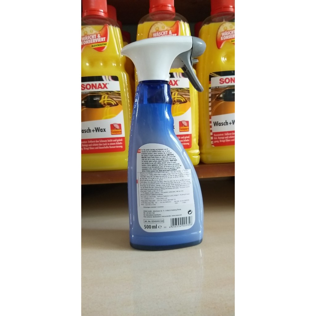 Xịt bảo dưỡng, làm mới ghế da 500ml - Sonax Xtreme Leather Care Milk