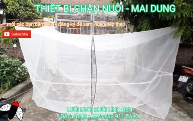 Mùng nuôi ruồi lính đen - 2x2x2