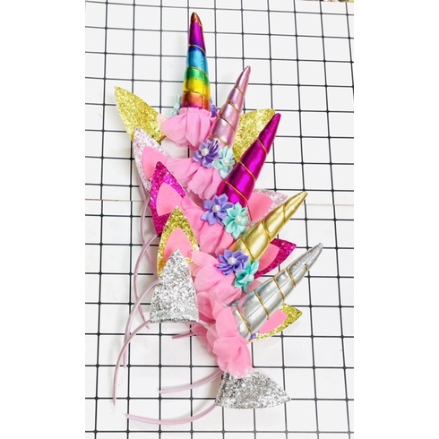 Bờm tóc pony chơi trung thu hóa trang, bờm pony có đèn bờm hoá trang