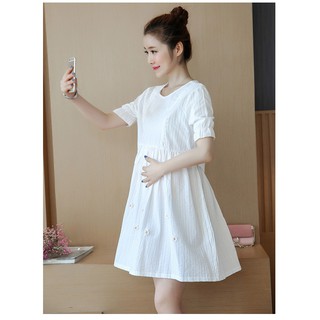ĐẦM BẦU CÔNG  SỞ  ĐẸP( sau sanh  có dây  kéo  cho bé bú)