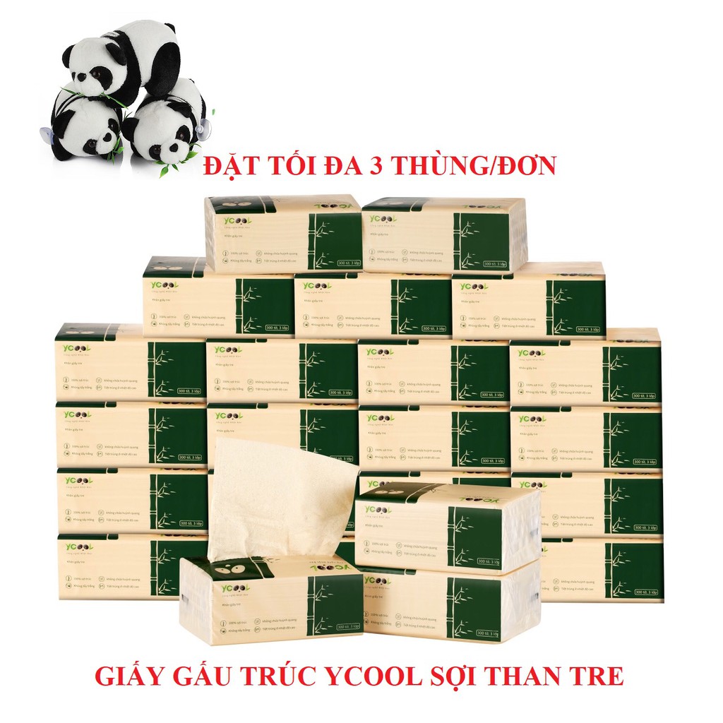 THÙNG 30 GÓI GIẤY ĂN GẤU TRÚC 6021, 6021-5 VÀ SIPIAO 6064 CÔ GÁI [100% CHÍNH HÃNG]