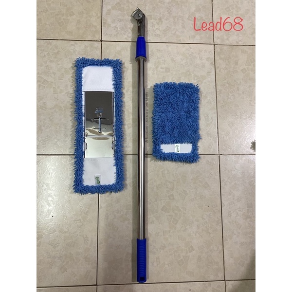 Chổi lau nhà công nghiệp 45cm và tấm lau thay thế chuẩn hãng Bodoca (loại 1)