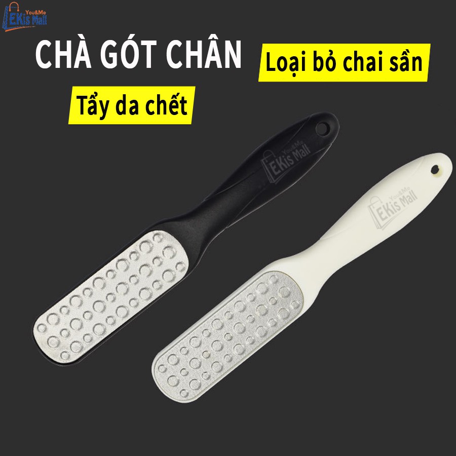 Chà gót chân Dụng cụ chà gót tẩy da sần da chết bằng thép không gỉ