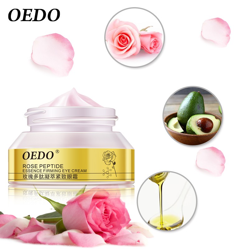 Kem Mắt OEDO Chứa Peptide Hoa Hồng Giúp Dưỡng Ẩm Làm Sáng Quầng Thâm Và Ngừa Nếp Nhăn Mờ Phục Thâm Phục Hồi Giúp Dưỡng 20g