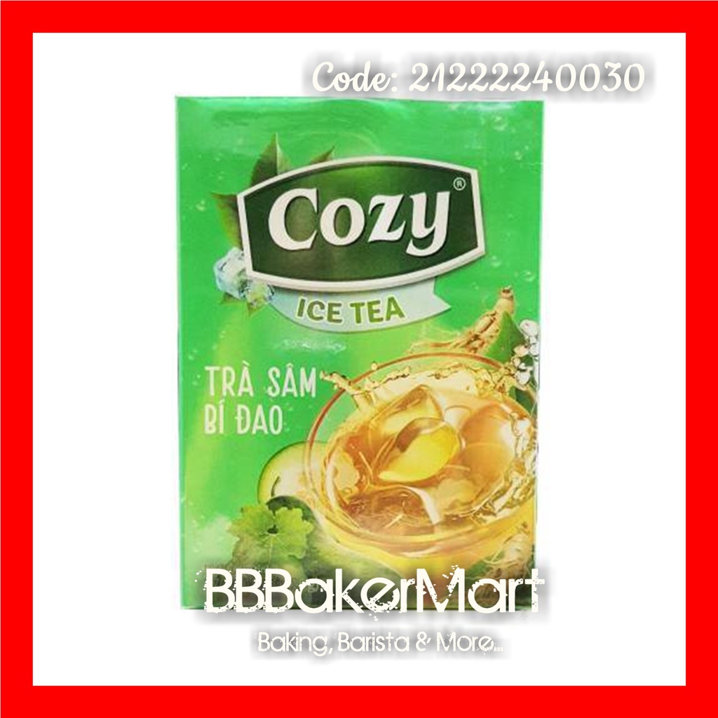 Trà SÂM BÍ ĐAO dạng HÒA TAN COZY - HỘP 270gr (18 gói x 15gr)