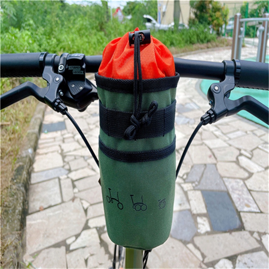 Litepro Water Bottle Holder Front Frame Rack bag Seatpost Cage holder with velcro buckle For Brompton Cycling Accessories