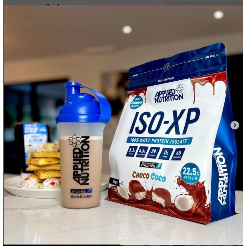 Iso Xp 100% Whey isolate 92% Tinh Khiết Sữa Tăng Cơ Giảm Mỡ Nhanh Applied Nutrition ISO XP 1KG