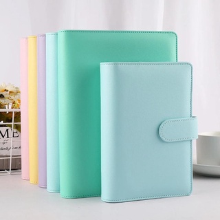 Alison Notebook Cover Refillable DIY Ring Binder File Folder A6 / A5 Da PU Notepad Cover