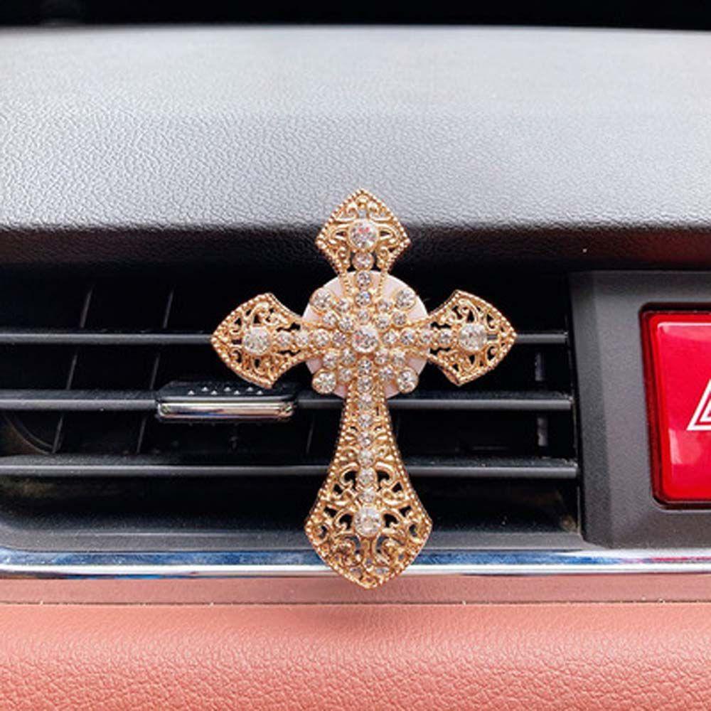 Kẹp Khuếch Tán Hương Thơm Gắn Điều Hòa Xe Hơi Hình Chúa Jesus