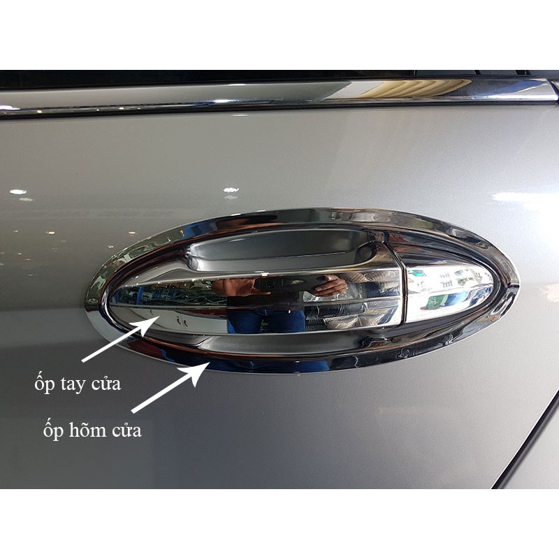 Ốp Hõm Cửa Xe Ecosport 2014 đến 2020 mạ crom cao cấp