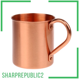 350ml 100% Pure Copper Drinking Cold Beer Bar Mug Coffee Tea Cup with Handle