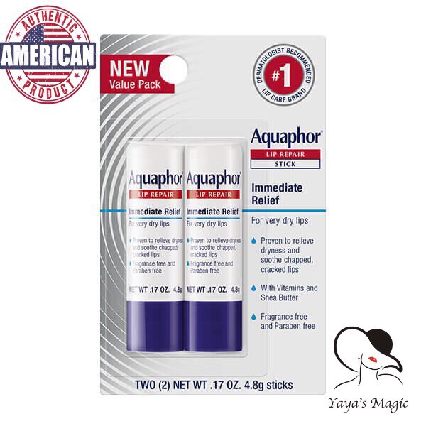 Son dưỡng môi chống khô nẻ Aquaphor Lip Repair Stick