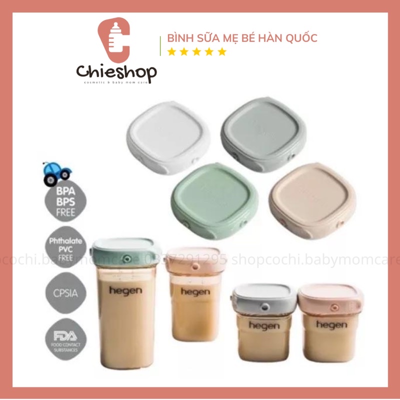 Nắp Bình Trữ Sữa Hegen nhiều màu chính hãng
