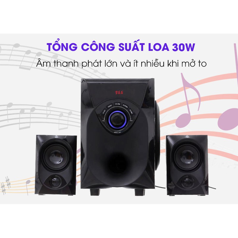 Loa Vi Tính Bluetooth Enkor E206 Đen Hàng trưng bày không hộp