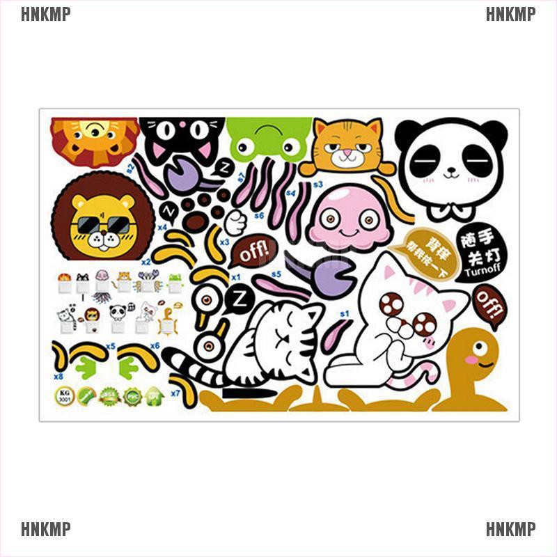 11 Sticker dán ổ cắm tường kiểu dáng hoạt hình dễ thương