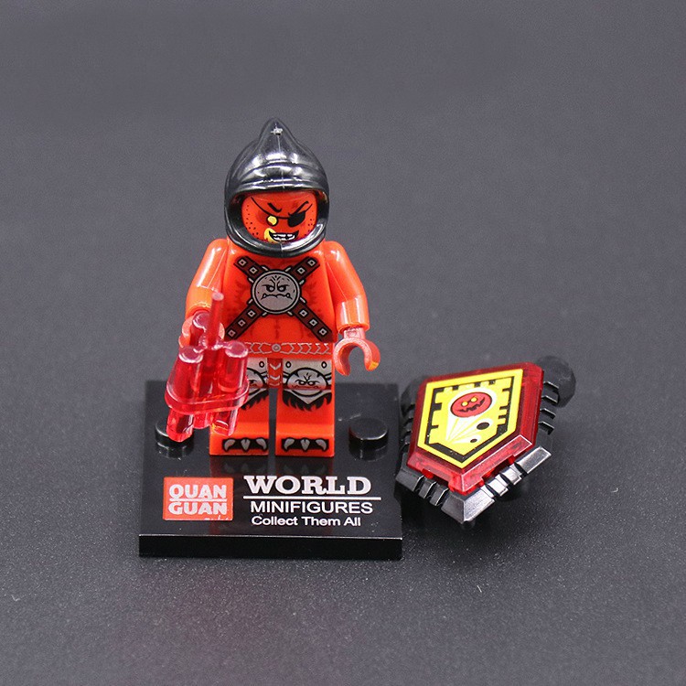 Đồ Chơi Minifigures Các Mẫu Nhân Vật Trong Nexo Knight Mẫu Siêu Đẹp Đủ Khiên Và Vũ Khí