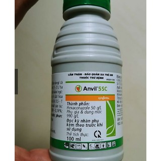 Anvil 100ml - đặc trị phấn trắng, vàng lá, gỉ sắt trên hoa hồng và các loại hoa cây cảnh