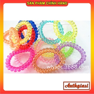 Chun buộc tóc xoắn dễ thương không đau tóc