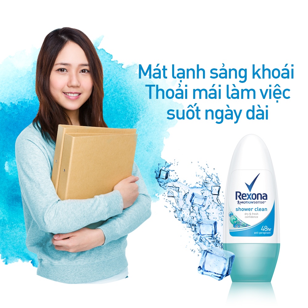 Lăn khử mùi Rexona Shower Clean 50ml