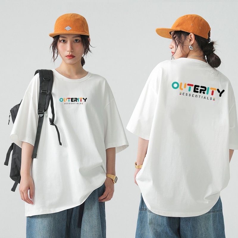 Áo thun tay lỡ Outerity form rộng unisex, áo phông nam nữ phong cách Ulzzang GTM store