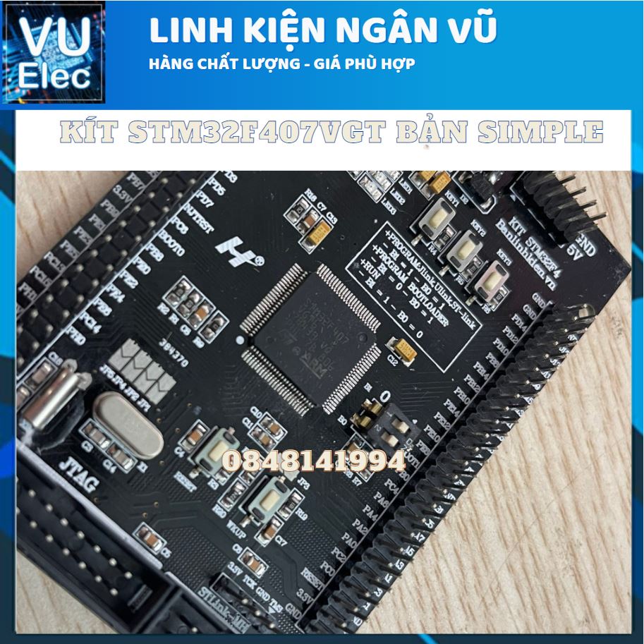 Kít STM32F407 - STM32F407VGT6 Cortex-M4 (BH 03 Tháng) stm32f4 stm32f407 | BigBuy360 - bigbuy360.vn