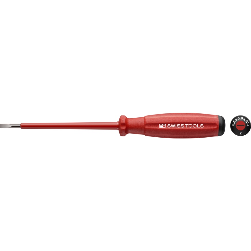 Tua Vít Cách Điện 1000 Volt PB Swiss Tools 58190 Mũi Cộng PH0, PH1, PH2, PH3 & Mũi Dẹp 58100 Mũi 2.0 - 6.5mm