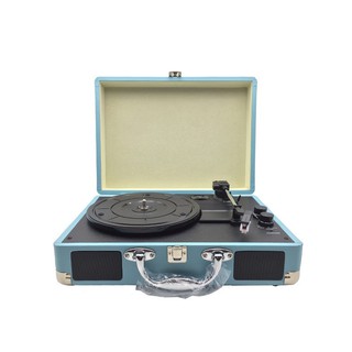 mâm than LP vinyl turntable đa năng tự hành dáng vali có loa bên trong , có cổng out xuất amply chất âm mộc mạc BH6Thang