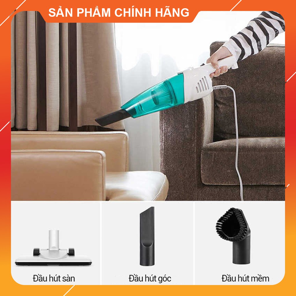 Máy hút bụi cầm tay Deerma Vacuum Cleaner DX118C công suất 400W, bình chứa bụi 1.2L