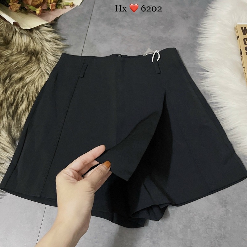 Quần váy kèm đai 2 màu đen, nâu chất siêu đẹp. Size S M L