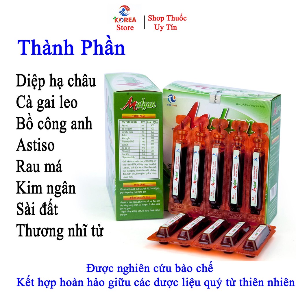 Giải độc mát gan bảo vệ gan giúp tăng cường chức năng gan