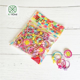 Túi set 50 dây buộc tóc cho bé gái