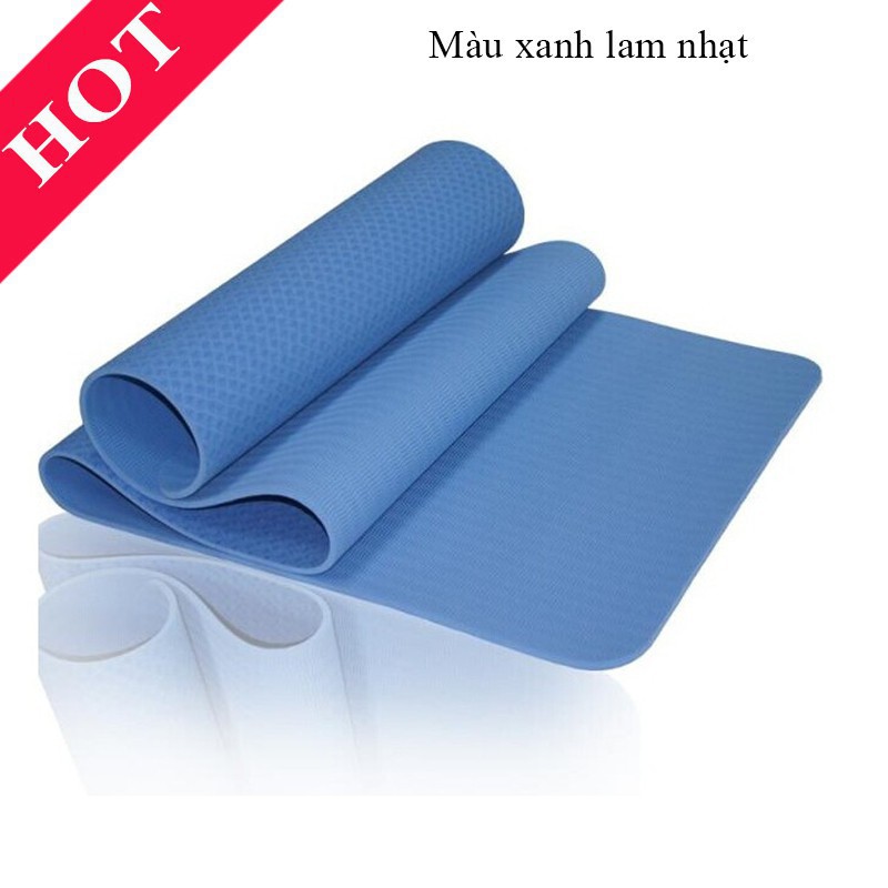 FREESHIP🎁 Thảm Tập Yoga TPE cao cấp ❤️ giá rẻ ❤️ Thảm yoga Êm Ái Siêu Bám Chống Trượt Tốt | hn & tphcm