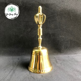 Chuông Lắc Tay, Chuông Cầm Tay Bằng Đồng Cao Cấp - Yinyang Shop