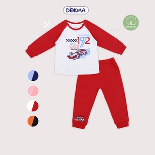 Db870 bộ quần áo cổ tròn dài tay dokma -
