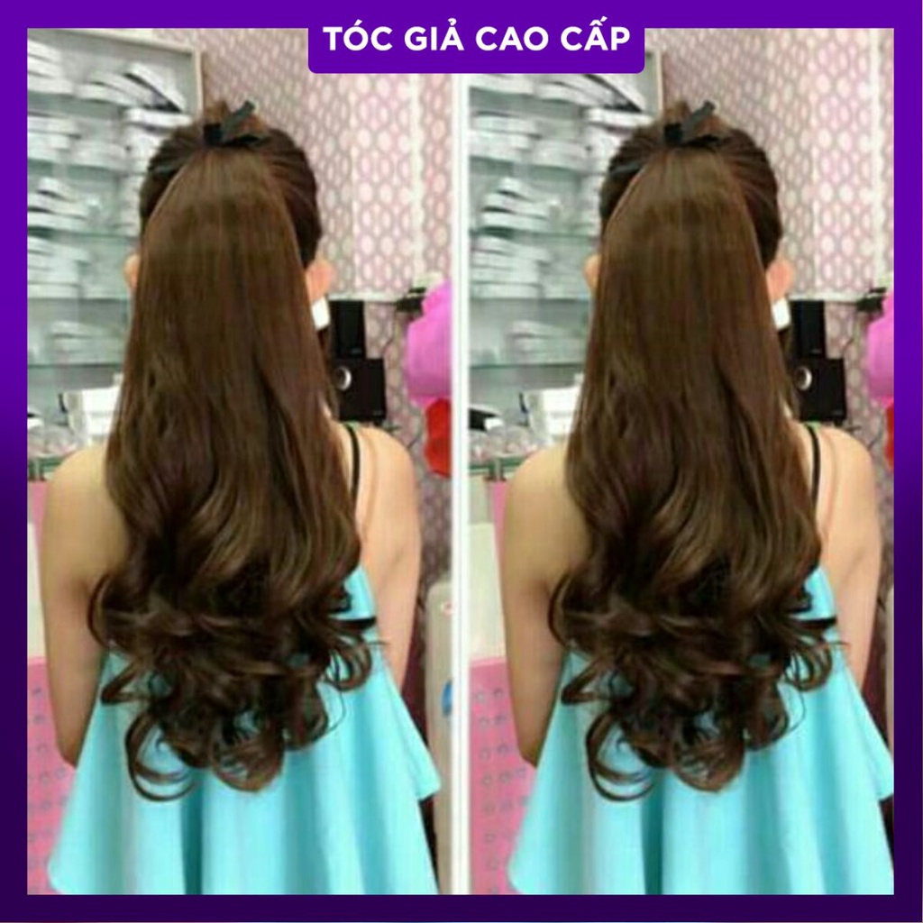 Tóc cột xoăn hình thật